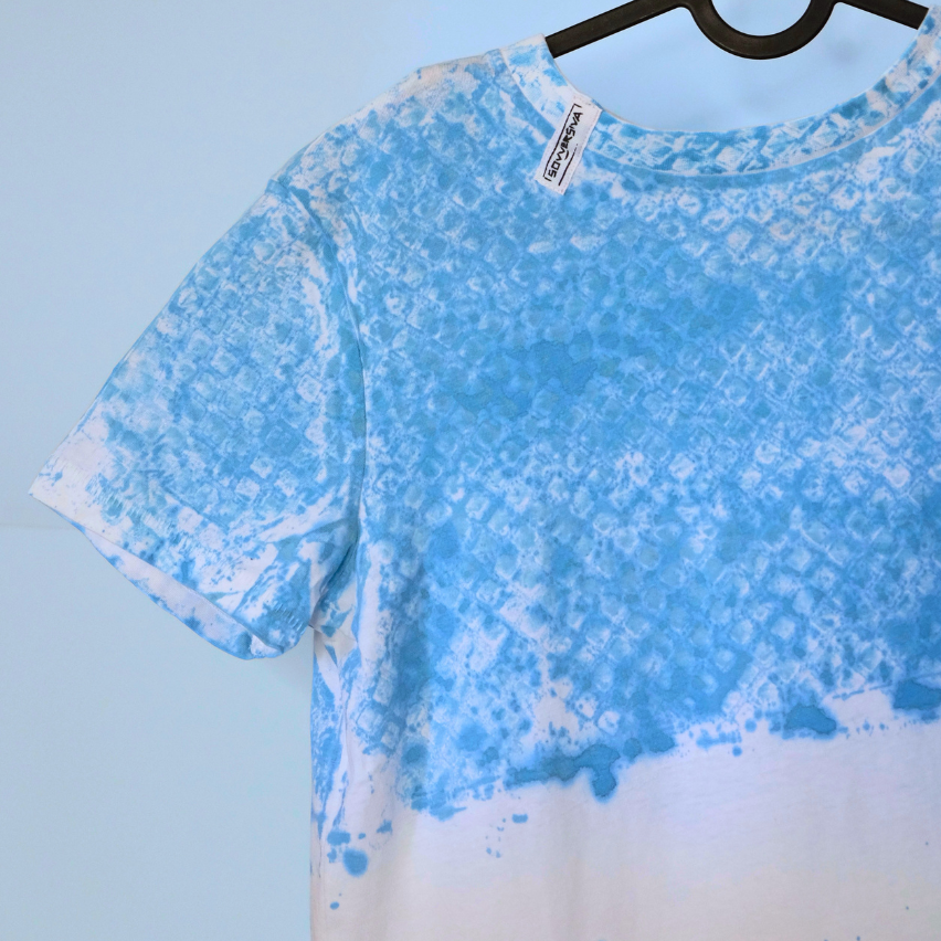 T-SHIRT KALEIDO "BLUE MOSAIC"